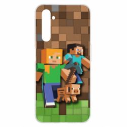 Чохол для Realme 6 Pro Minecraft and heroes - PrintSalon