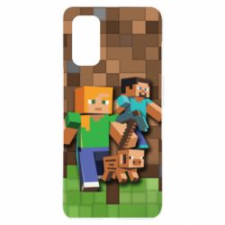 Чохол для Realme 7 Pro Minecraft and heroes - PrintSalon
