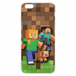 Чохол для iPhone 6 Plus/6S Plus Minecraft and heroes - PrintSalon