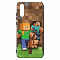 Чохол для Huawei P20 Minecraft and heroes - PrintSalon