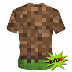 Дитяча 3D футболка Minecraft and heroes - PrintSalon