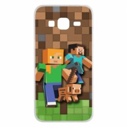 Чохол для Samsung J3 2016 Minecraft and heroes - PrintSalon