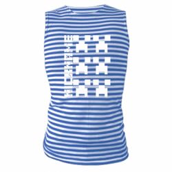 Майка-тельняшка Minecraft and nickname - PrintSalon