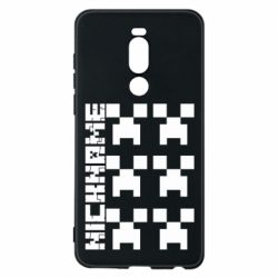 Чехол для Meizu Note 8 Minecraft and nickname - PrintSalon