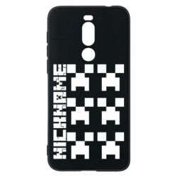 Чехол для Meizu X8 Minecraft and nickname - PrintSalon