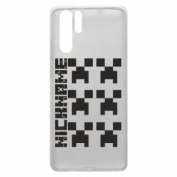 Чехол для Huawei P30 Pro Minecraft and nickname - PrintSalon