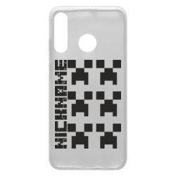 Чехол для Huawei P30 Lite Minecraft and nickname - PrintSalon