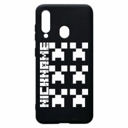 Чехол для Samsung A60 Minecraft and nickname - PrintSalon