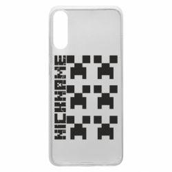 Чехол для Samsung A70 Minecraft and nickname - PrintSalon