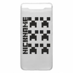 Чехол для Samsung A80 Minecraft and nickname - PrintSalon