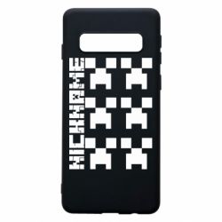 Чехол для Samsung S10 Minecraft and nickname - PrintSalon