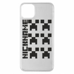Чехол для iPhone 11 Pro Max Minecraft and nickname - PrintSalon