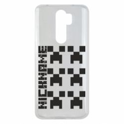 Чехол для Xiaomi Redmi Note 8 Pro Minecraft and nickname - PrintSalon