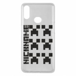 Чехол для Samsung A10s Minecraft and nickname - PrintSalon