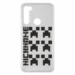 Чехол для Xiaomi Redmi Note 8 Minecraft and nickname - PrintSalon