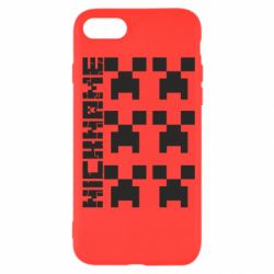 Чехол для iPhone SE 2020 Minecraft and nickname - PrintSalon