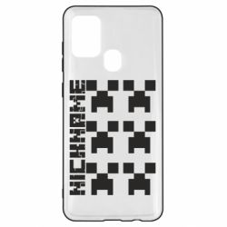 Чехол для Samsung A21s Minecraft and nickname - PrintSalon