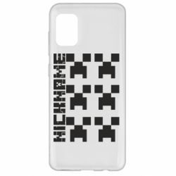 Чехол для Samsung A31 Minecraft and nickname - PrintSalon