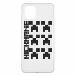 Чехол для Samsung Note 10 Lite Minecraft and nickname - PrintSalon