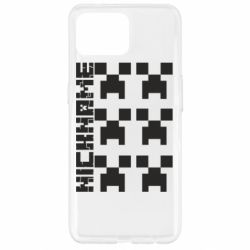 Чехол для Oppo Reno 4 Lite Minecraft and nickname