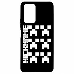 Чехол для Xiaomi Redmi Note 10 Pro Minecraft and nickname - PrintSalon