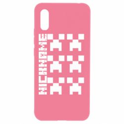Чехол для Xiaomi Redmi 9a Minecraft and nickname - PrintSalon