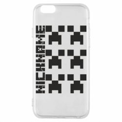 Чехол для iPhone 6/6S Minecraft and nickname - PrintSalon