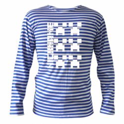 Тельняшка с длинным рукавом Minecraft and nickname - PrintSalon