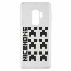Чехол для Samsung S9+ Minecraft and nickname - PrintSalon
