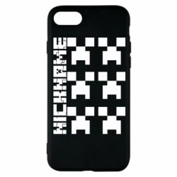 Чехол для iPhone 8 Minecraft and nickname - PrintSalon