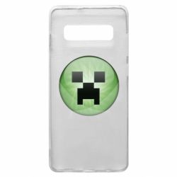Чехол для Samsung S10+ Minecraft Ball - PrintSalon