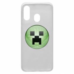 Чехол для Samsung A40 Minecraft Ball - PrintSalon