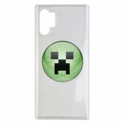 Чехол для Samsung Note 10 Plus Minecraft Ball - PrintSalon