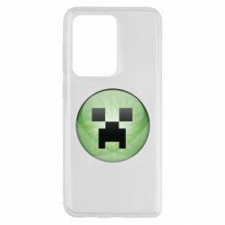 Чехол для Samsung S20 Ultra Minecraft Ball - PrintSalon