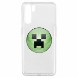 Чехол для Oppo A91/Reno3 Minecraft Ball - PrintSalon
