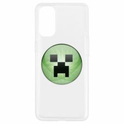 Чехол для Oppo Reno 4 Minecraft Ball - PrintSalon