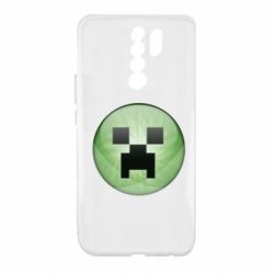 Чехол для Xiaomi Redmi 9 Minecraft Ball - PrintSalon