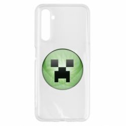 Чехол для Realme 6 Minecraft Ball