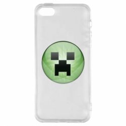 Чехол для iPhone5/5S/SE Minecraft Ball - PrintSalon