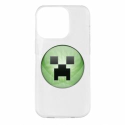 Чехол для iPhone 14 Pro Minecraft Ball - PrintSalon