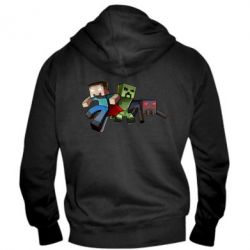 Чоловіче худі на блискавці Minecraft Company - PrintSalon