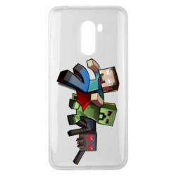 Чохол для Xiaomi Pocophone F1 Minecraft Company - PrintSalon