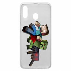 Чохол для Samsung A20 Minecraft Company - PrintSalon