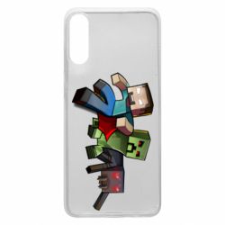 Чохол для Samsung A70 Minecraft Company - PrintSalon