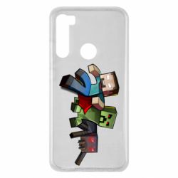 Чохол для Xiaomi Redmi Note 8 Minecraft Company - PrintSalon