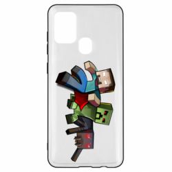 Чохол для Samsung A21s Minecraft Company - PrintSalon