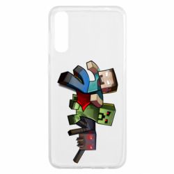 Чохол для Samsung A50 Minecraft Company - PrintSalon