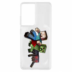 Чохол для Samsung S21 Ultra Minecraft Company