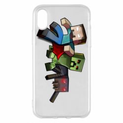 Чохол для iPhone X/Xs Minecraft Company - PrintSalon