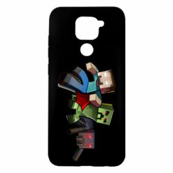 Чохол для Xiaomi Redmi Note 9 / Redmi 10X Minecraft Company - PrintSalon
